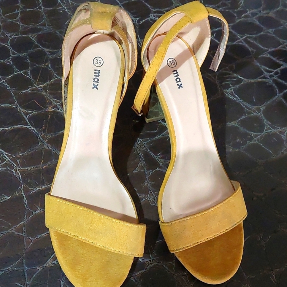 Max Brand Sandals - Mustard Yellow Color - Picture 3 of 5